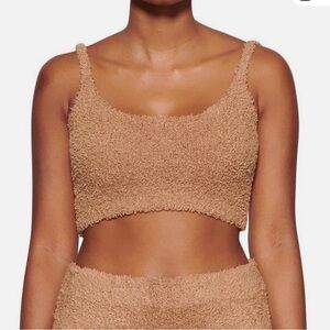 SKIMS Cozy Collection Bralette in Tan